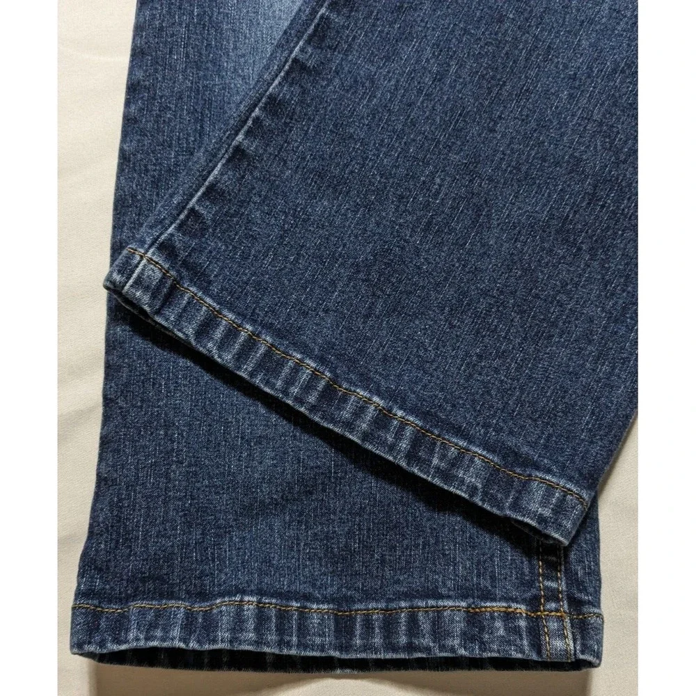 VTG TOMMY JEANS BACKWARDS Women Juniors 11‎ Stretch Denim Blue Jeans RARE